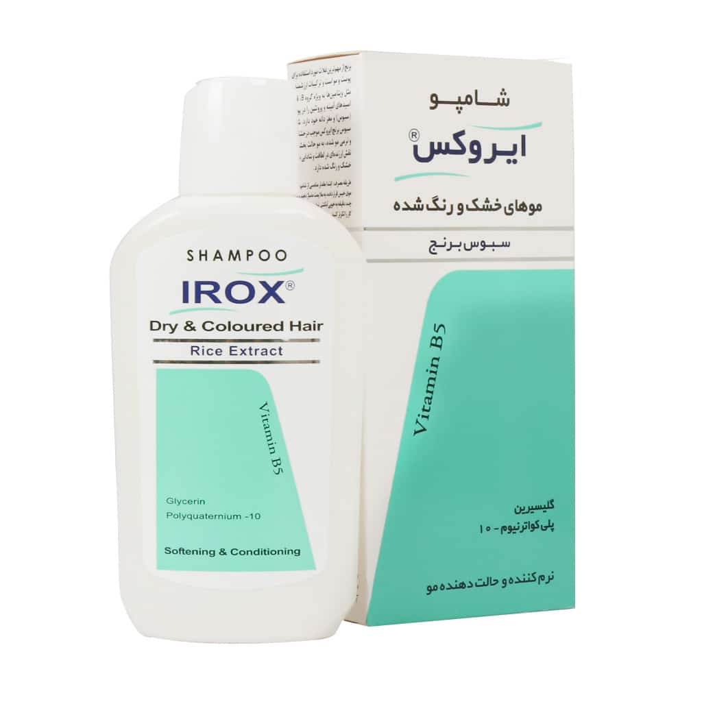 شامپو موهای خشک و رنگ شده سبوس برنج